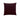 Square handmade velvet throw pillow by Christina Lundsteen