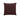 Square handmade velvet throw pillow by Christina Lundsteen