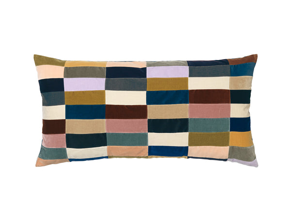 Holly Velvet Cushion 40×80 cm · Multi | Christina Lundsteen
